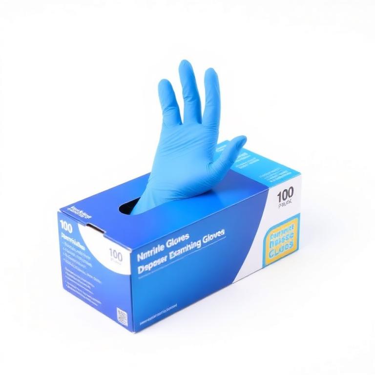 Nitrile Examination Gloves · 100pk